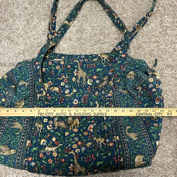 Vera Bradley retired Animal Kingdom large duffel bag tote - Picture 6 of 12